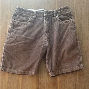Quiksilver Brown Corduroy Shorts